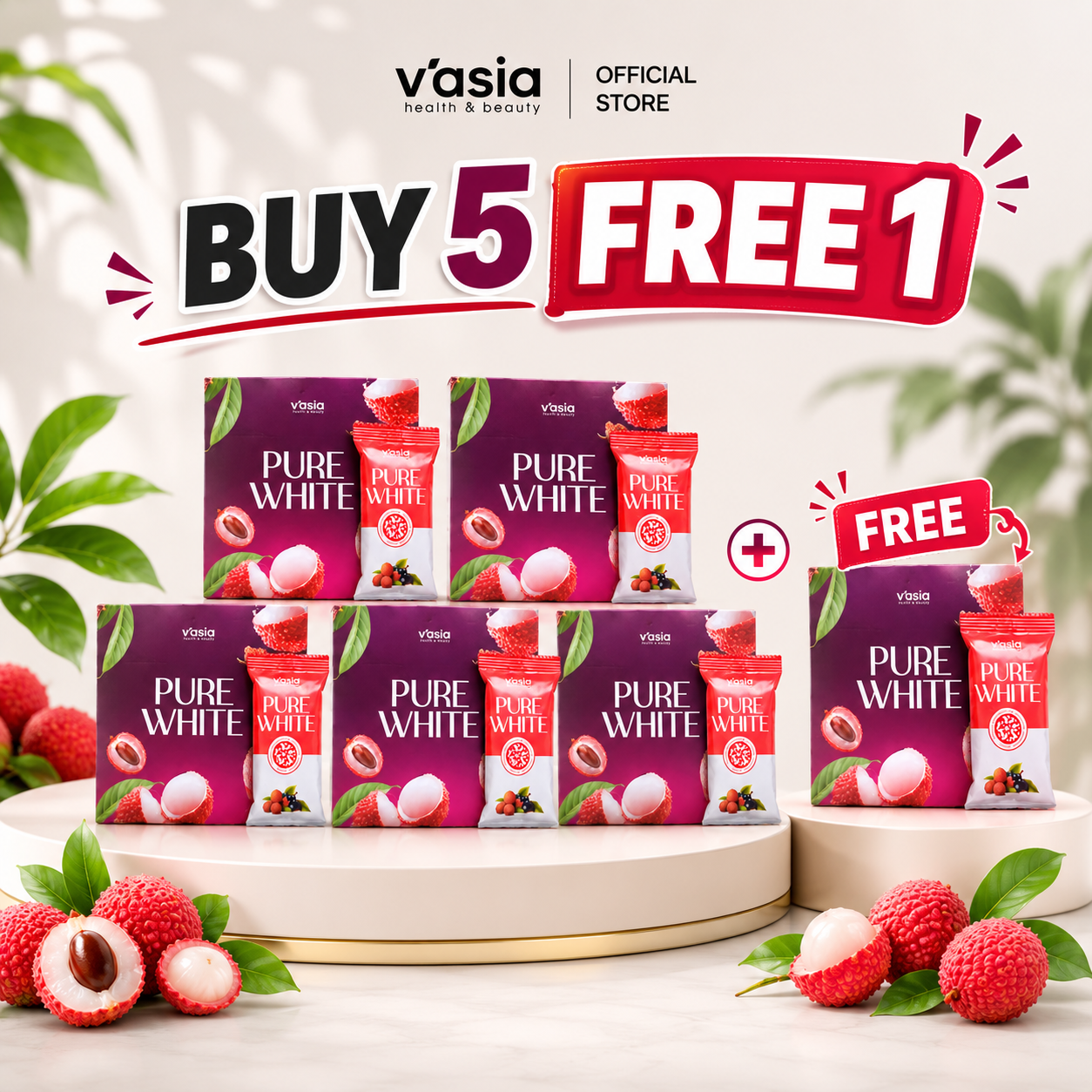 Twin Pack V'Asia PureWhite