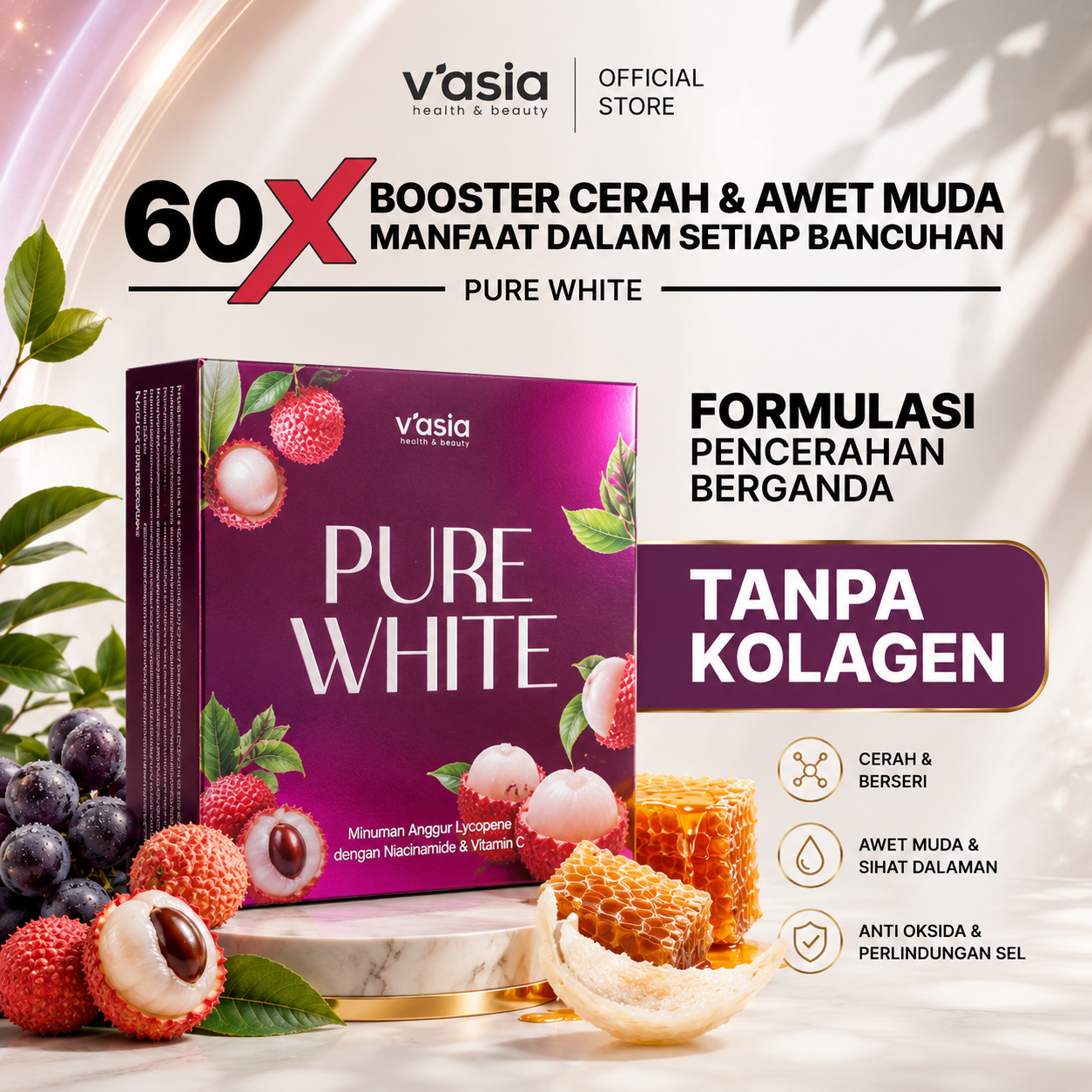 V'Asia PureWhite produk