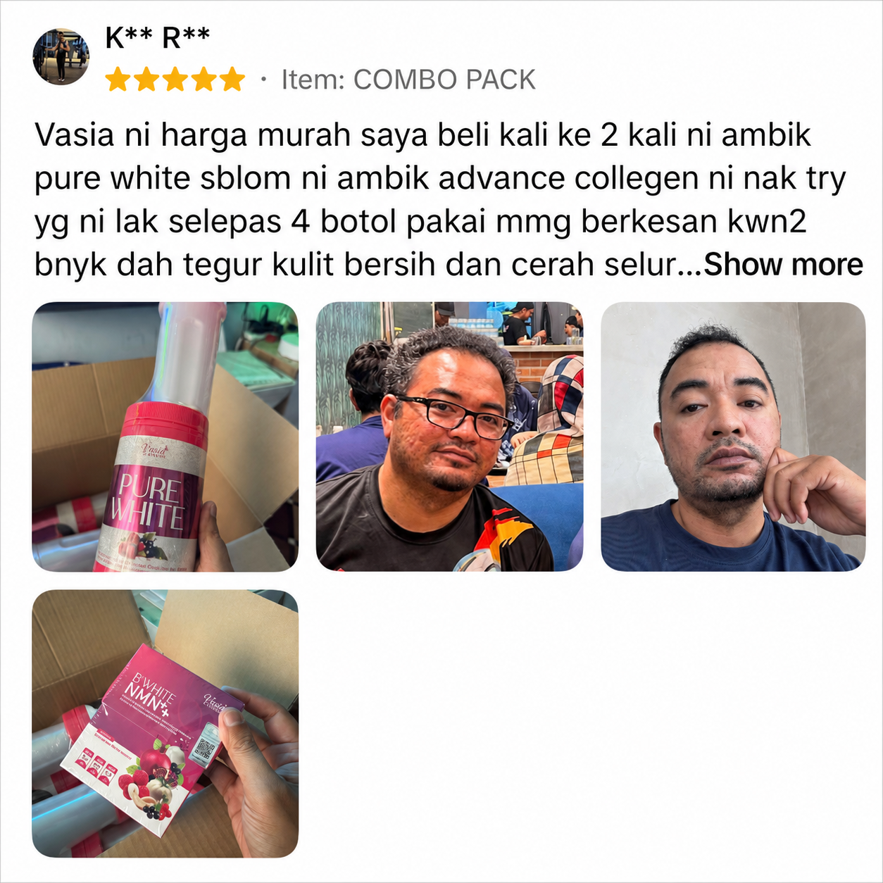 Testimoni pelanggan 1